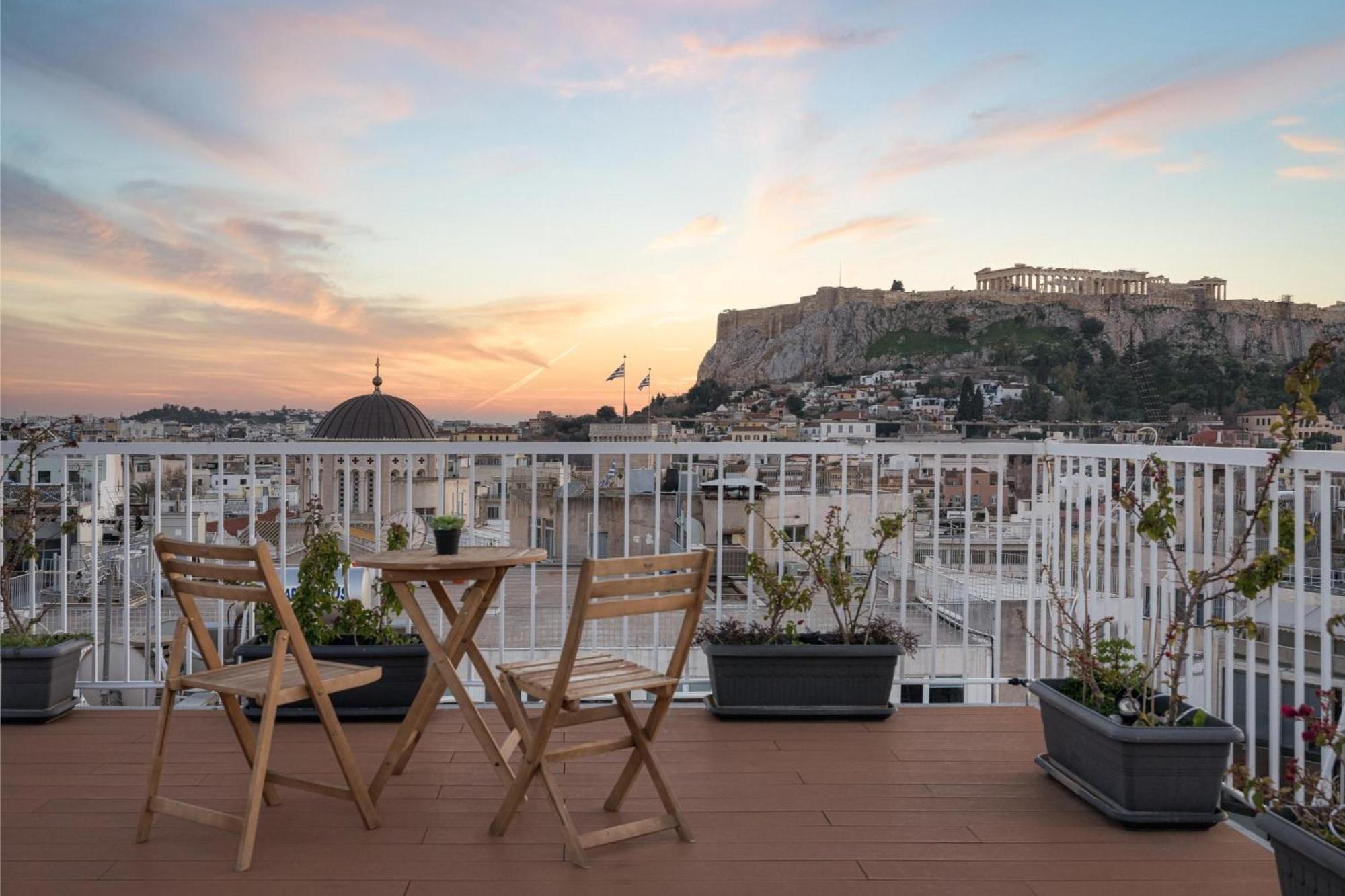 דירות אתונה Syntagma Unique Penthouse מראה חיצוני תמונה